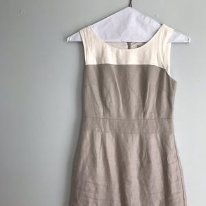 Linen Banana Republic Tri-Color Dress